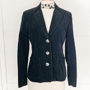 Gap | Black Velvet Blazer